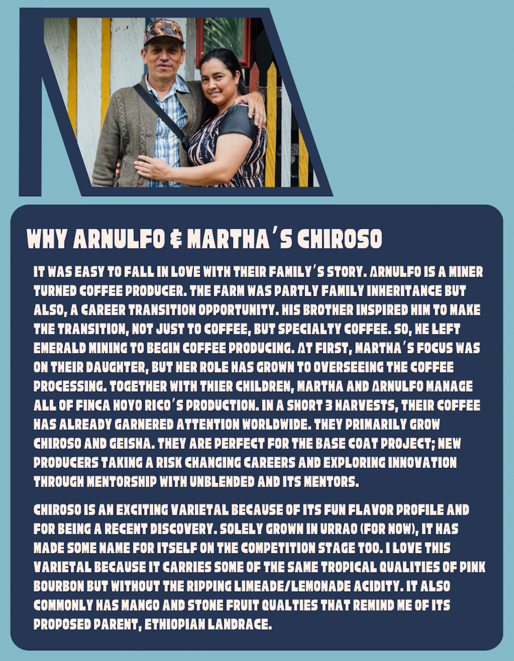 Drop #2: Finca Hoyo Rico Washed Chiroso